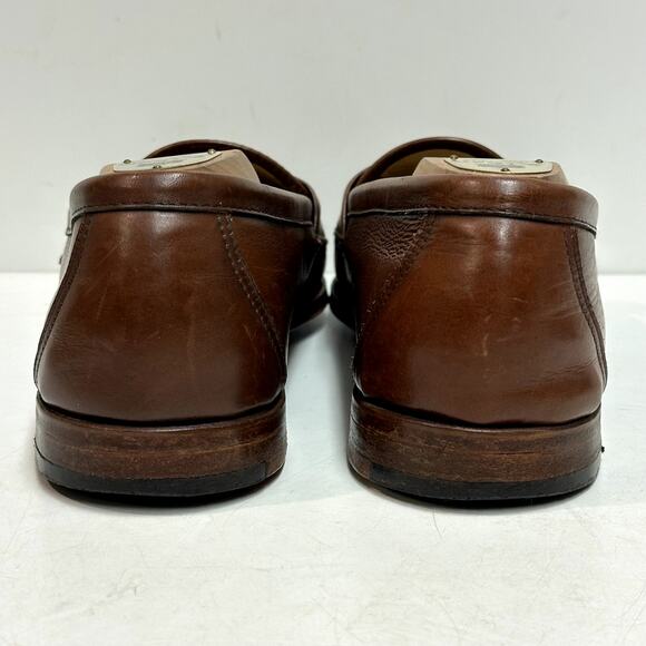 VERY GOOD Rancourt & Co. x Cole Haan Pinch Tassel Loafer Made in USA 11 Narrow C - Picture 6 of 12